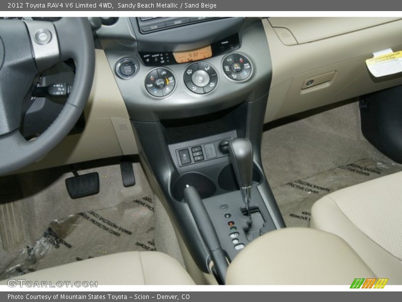 Sandy Beach Metallic / Sand Beige 2012 Toyota RAV4 V6 Limited 4WD