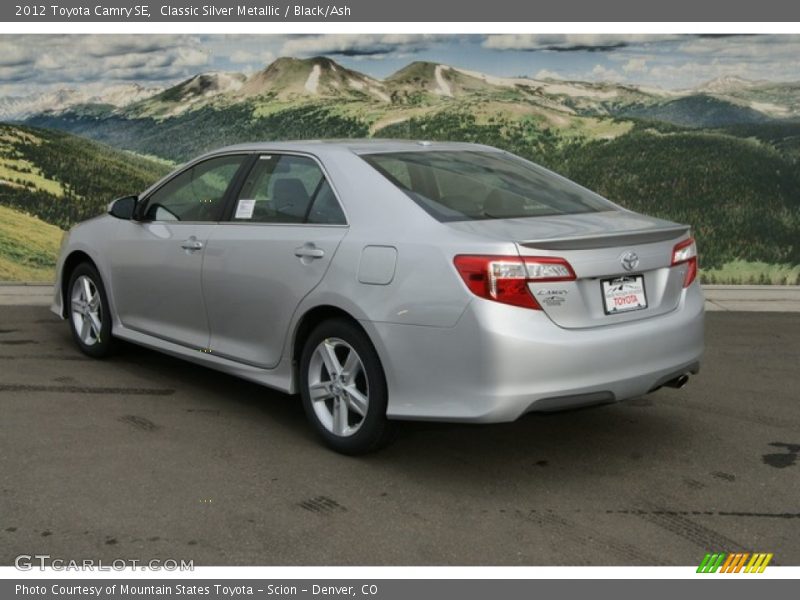 Classic Silver Metallic / Black/Ash 2012 Toyota Camry SE