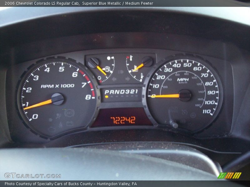 Superior Blue Metallic / Medium Pewter 2006 Chevrolet Colorado LS Regular Cab