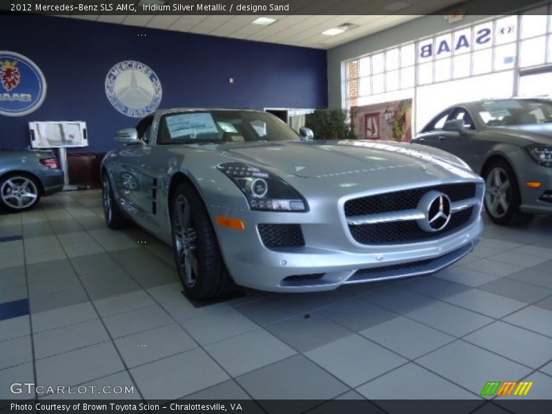 Iridium Silver Metallic / designo Sand 2012 Mercedes-Benz SLS AMG