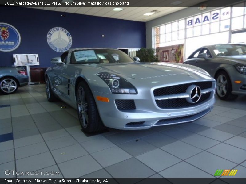 Iridium Silver Metallic / designo Sand 2012 Mercedes-Benz SLS AMG