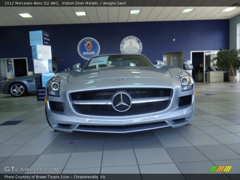 Iridium Silver Metallic / designo Sand 2012 Mercedes-Benz SLS AMG