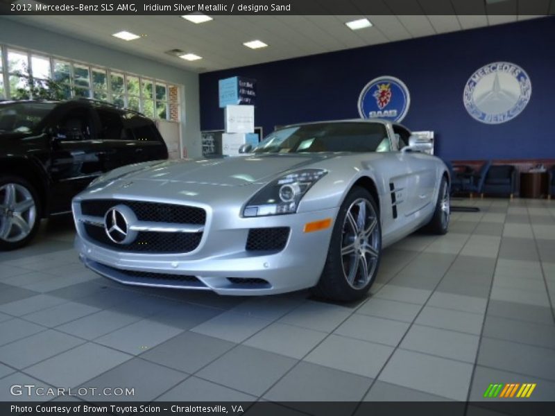 Iridium Silver Metallic / designo Sand 2012 Mercedes-Benz SLS AMG