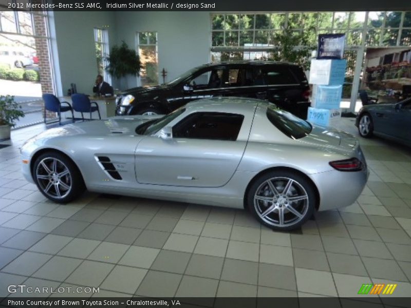 Iridium Silver Metallic / designo Sand 2012 Mercedes-Benz SLS AMG