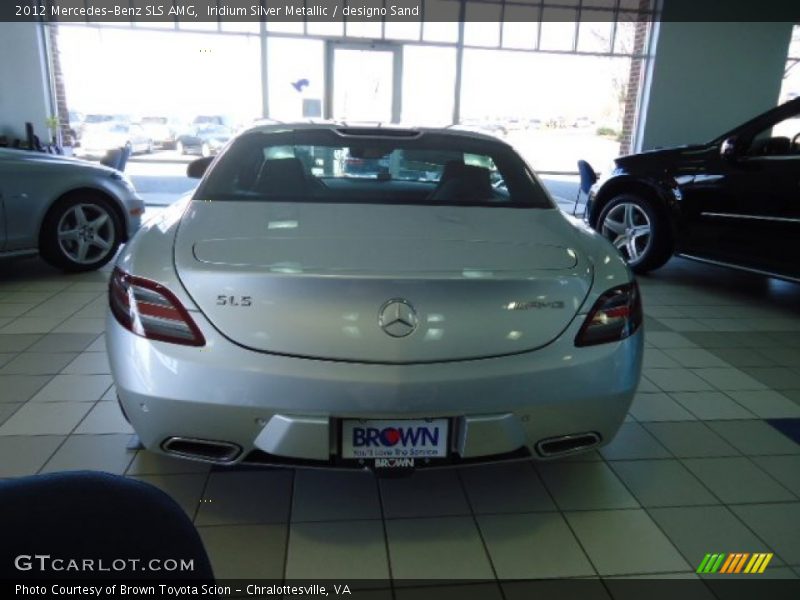 Iridium Silver Metallic / designo Sand 2012 Mercedes-Benz SLS AMG