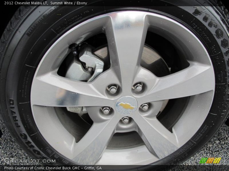 Summit White / Ebony 2012 Chevrolet Malibu LT