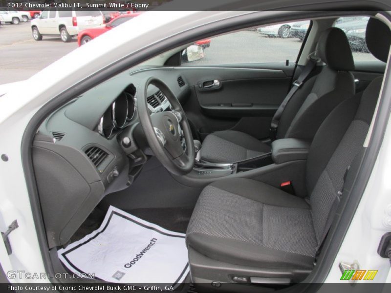 Summit White / Ebony 2012 Chevrolet Malibu LT