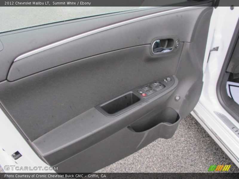 Summit White / Ebony 2012 Chevrolet Malibu LT