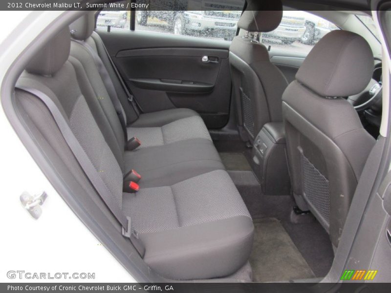 Summit White / Ebony 2012 Chevrolet Malibu LT