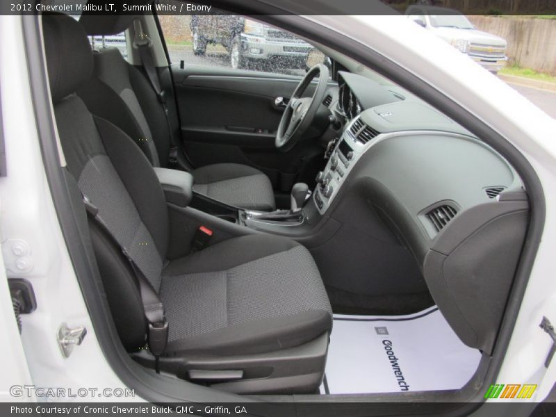 Summit White / Ebony 2012 Chevrolet Malibu LT