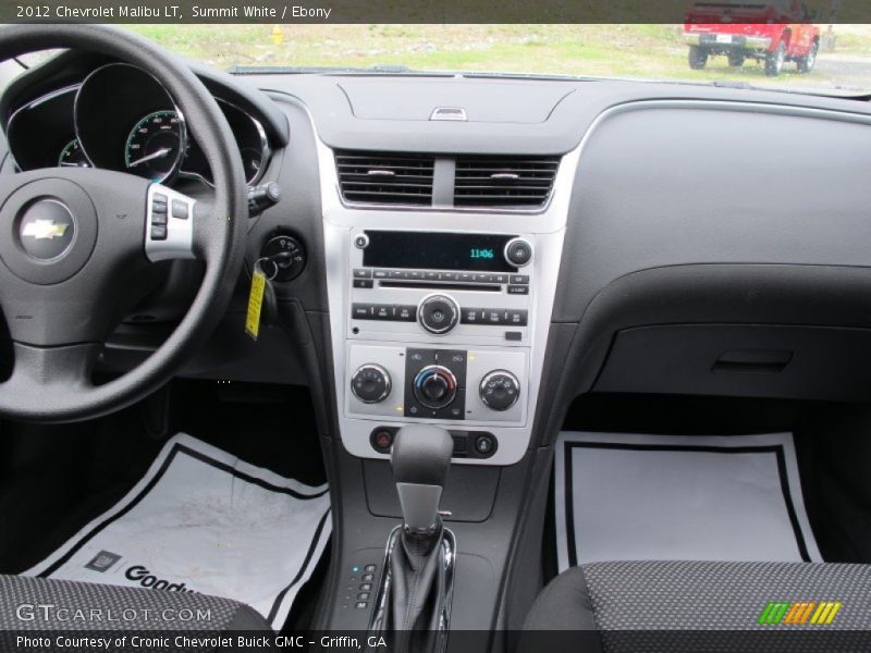 Summit White / Ebony 2012 Chevrolet Malibu LT