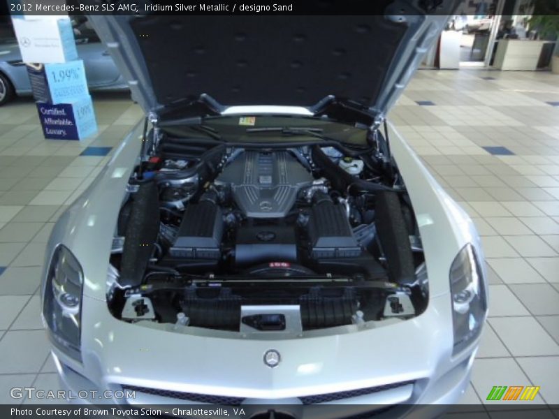 Iridium Silver Metallic / designo Sand 2012 Mercedes-Benz SLS AMG