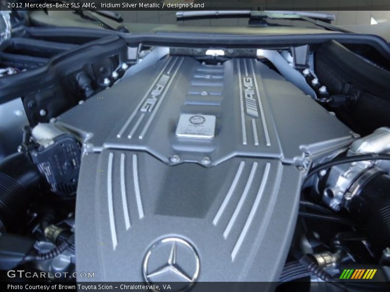 Iridium Silver Metallic / designo Sand 2012 Mercedes-Benz SLS AMG