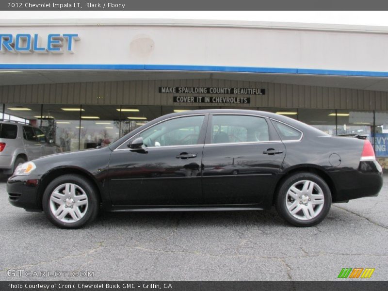 Black / Ebony 2012 Chevrolet Impala LT