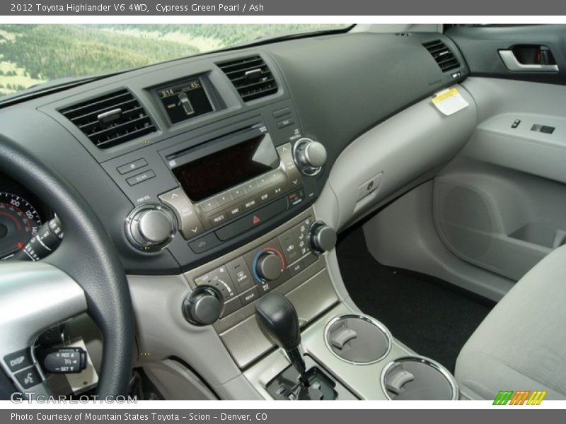 Cypress Green Pearl / Ash 2012 Toyota Highlander V6 4WD