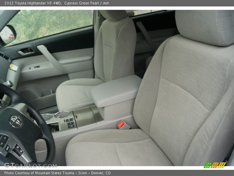 Cypress Green Pearl / Ash 2012 Toyota Highlander V6 4WD