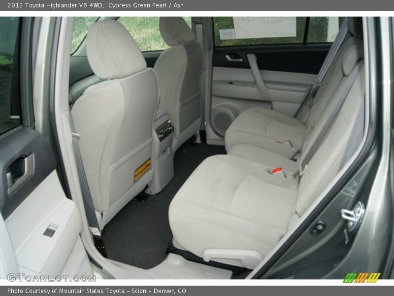 Cypress Green Pearl / Ash 2012 Toyota Highlander V6 4WD