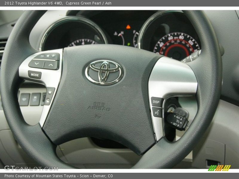 Cypress Green Pearl / Ash 2012 Toyota Highlander V6 4WD