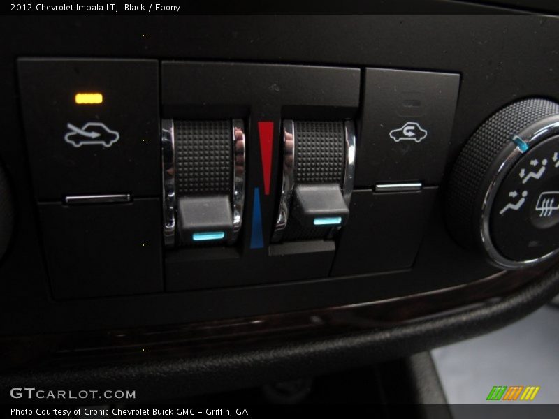 Controls of 2012 Impala LT