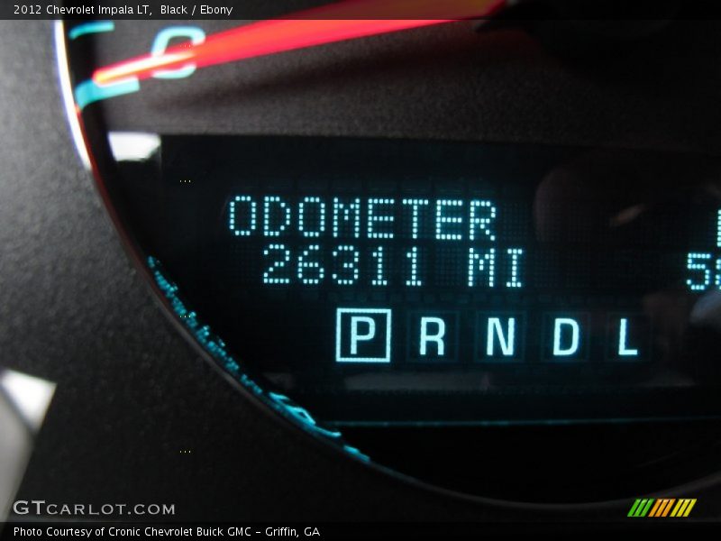 Black / Ebony 2012 Chevrolet Impala LT