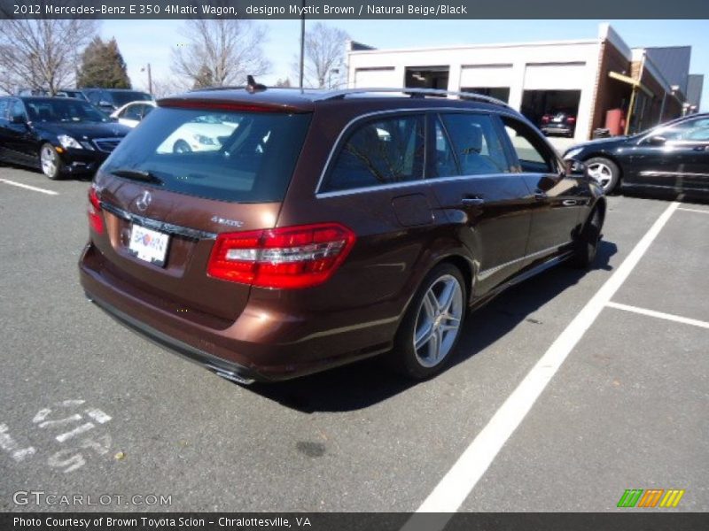 designo Mystic Brown / Natural Beige/Black 2012 Mercedes-Benz E 350 4Matic Wagon