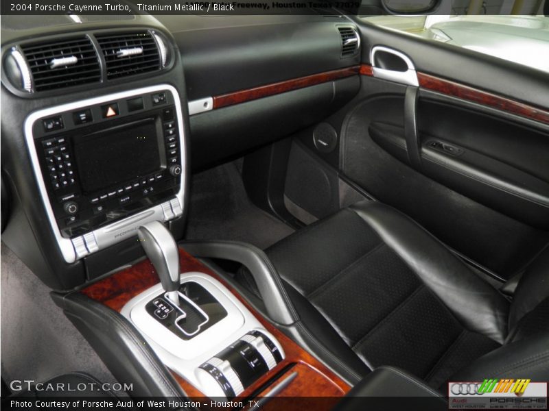 Titanium Metallic / Black 2004 Porsche Cayenne Turbo