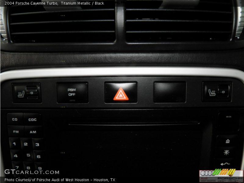 Titanium Metallic / Black 2004 Porsche Cayenne Turbo