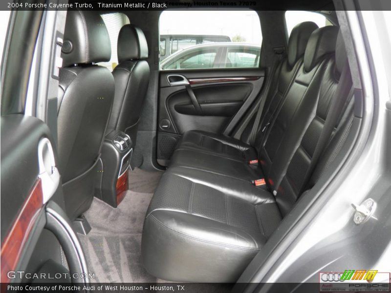 Titanium Metallic / Black 2004 Porsche Cayenne Turbo