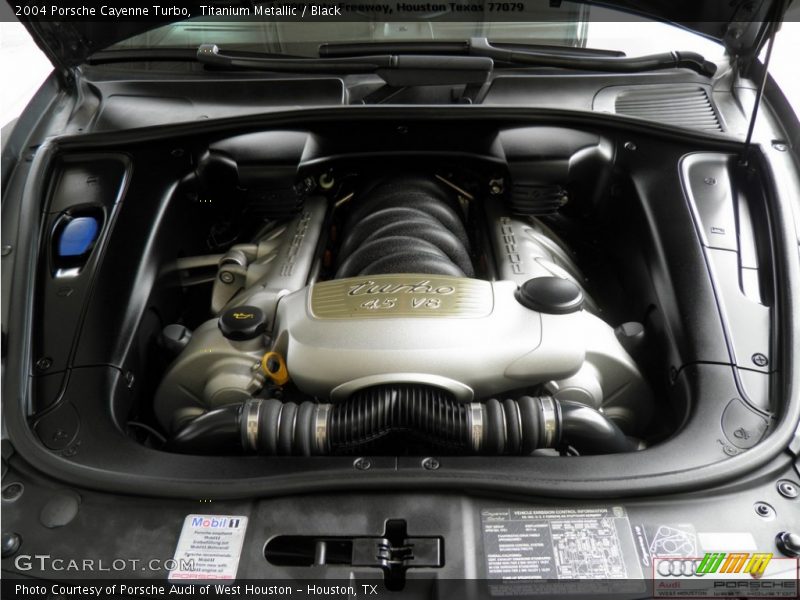 Titanium Metallic / Black 2004 Porsche Cayenne Turbo