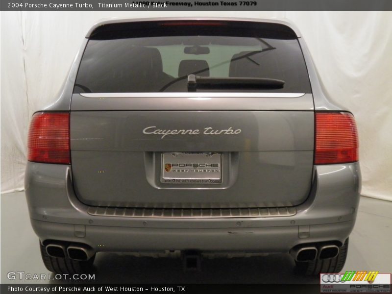 Titanium Metallic / Black 2004 Porsche Cayenne Turbo