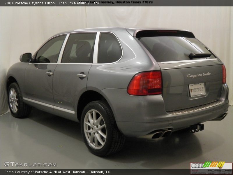 Titanium Metallic / Black 2004 Porsche Cayenne Turbo