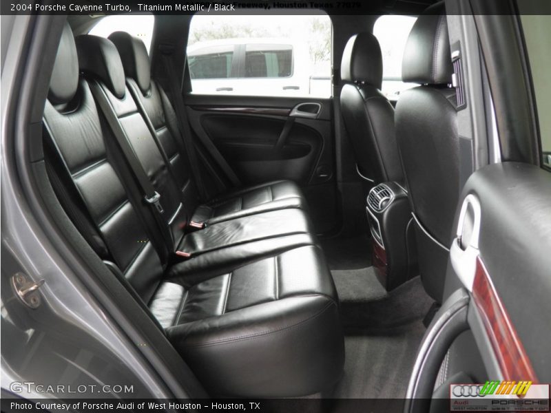 Titanium Metallic / Black 2004 Porsche Cayenne Turbo