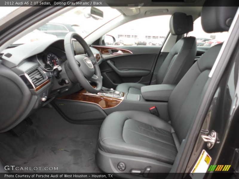 2012 A6 2.0T Sedan Black Interior