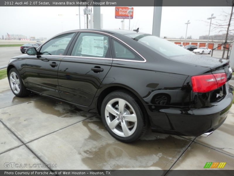 Havana Black Metallic / Nougat Brown 2012 Audi A6 2.0T Sedan