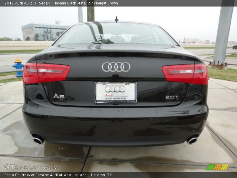 Havana Black Metallic / Nougat Brown 2012 Audi A6 2.0T Sedan