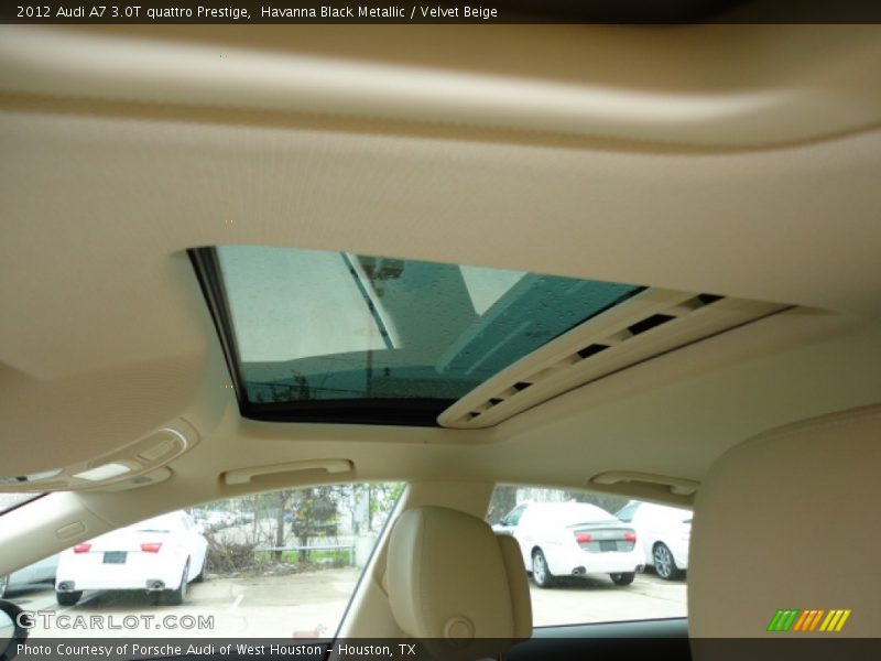 Havanna Black Metallic / Velvet Beige 2012 Audi A7 3.0T quattro Prestige