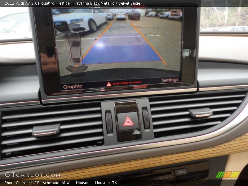 Havanna Black Metallic / Velvet Beige 2012 Audi A7 3.0T quattro Prestige