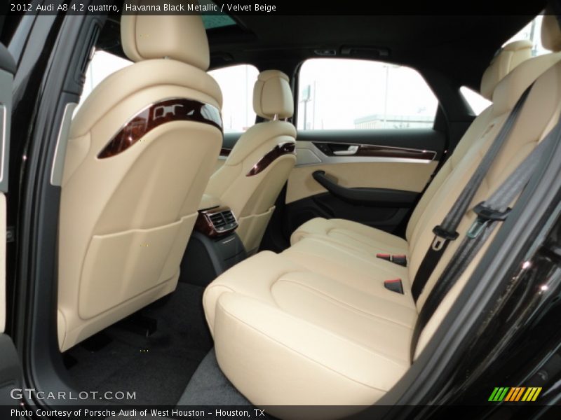 Rear Seat of 2012 A8 4.2 quattro