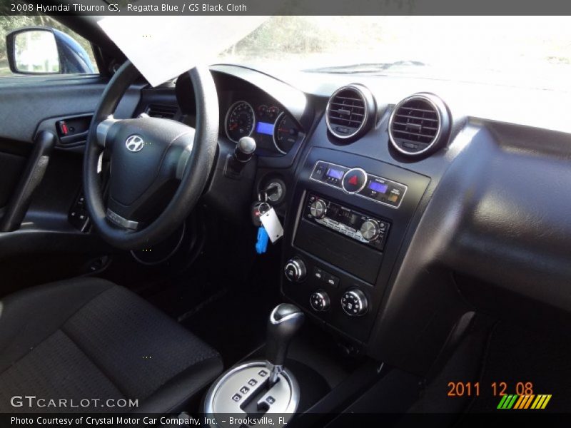 Regatta Blue / GS Black Cloth 2008 Hyundai Tiburon GS