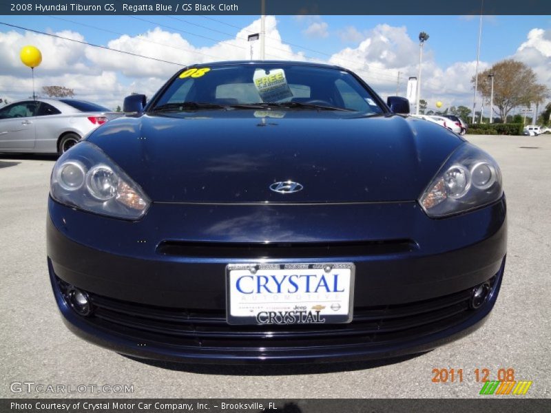 Regatta Blue / GS Black Cloth 2008 Hyundai Tiburon GS