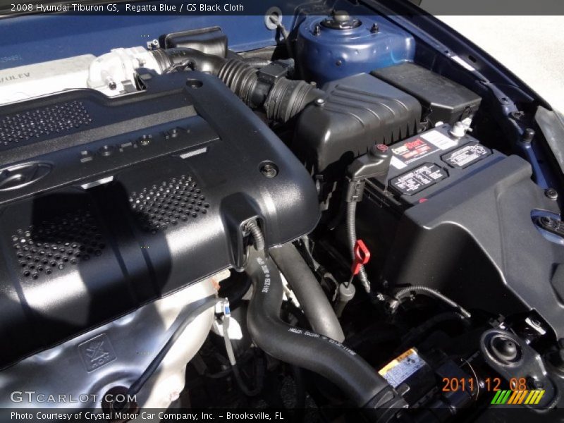 Regatta Blue / GS Black Cloth 2008 Hyundai Tiburon GS