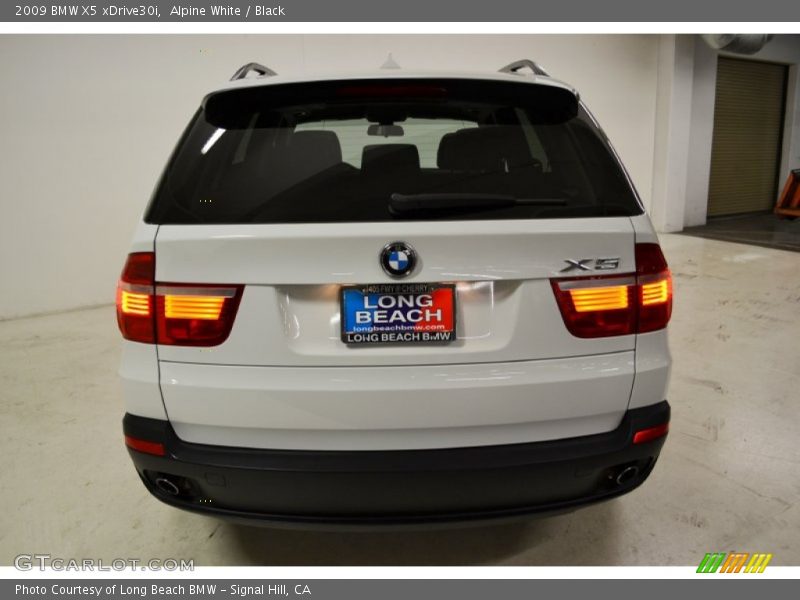 Alpine White / Black 2009 BMW X5 xDrive30i