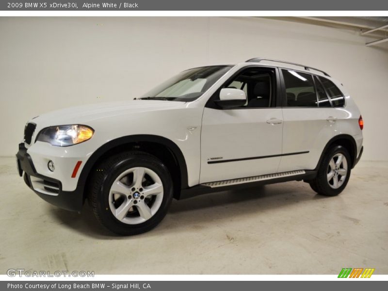 Alpine White / Black 2009 BMW X5 xDrive30i