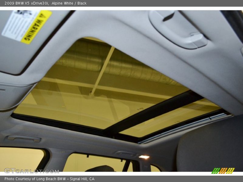 Alpine White / Black 2009 BMW X5 xDrive30i