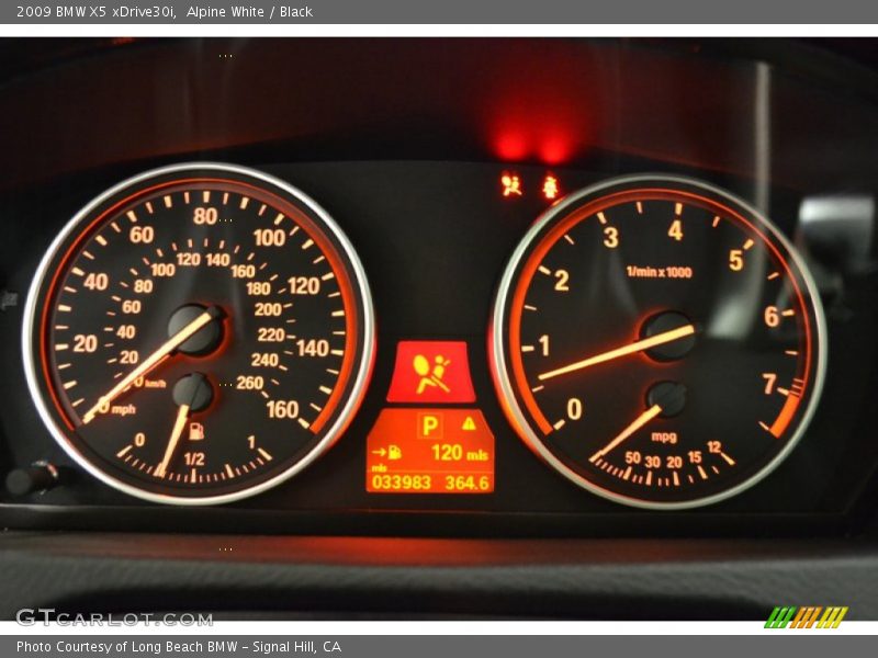 Alpine White / Black 2009 BMW X5 xDrive30i