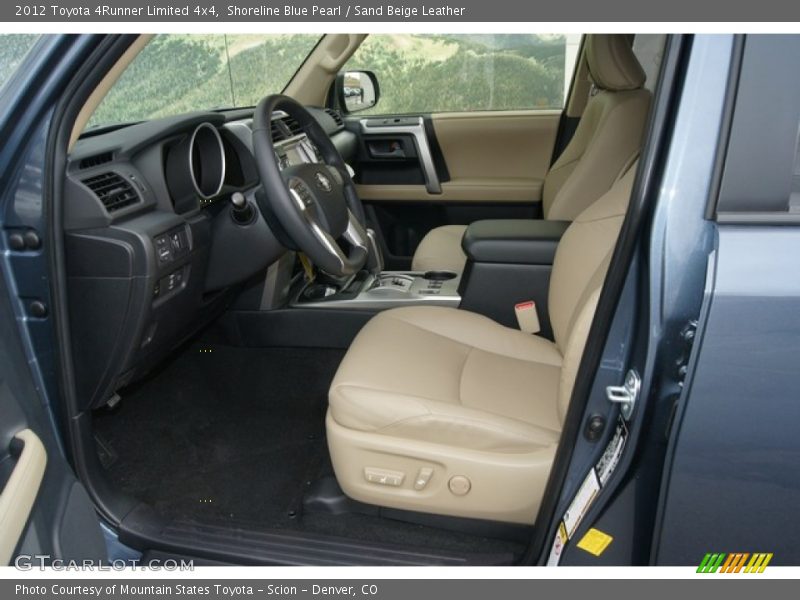 Shoreline Blue Pearl / Sand Beige Leather 2012 Toyota 4Runner Limited 4x4
