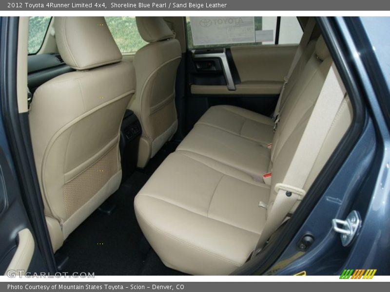 Shoreline Blue Pearl / Sand Beige Leather 2012 Toyota 4Runner Limited 4x4
