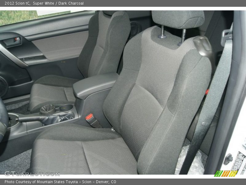 Super White / Dark Charcoal 2012 Scion tC