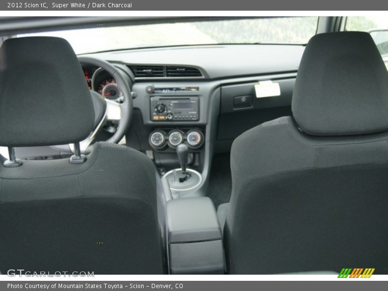 Super White / Dark Charcoal 2012 Scion tC