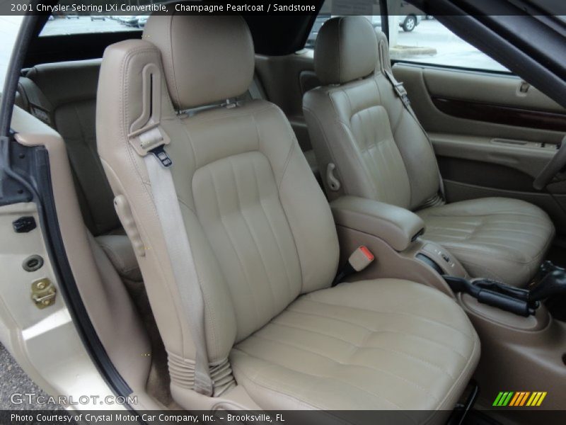 Champagne Pearlcoat / Sandstone 2001 Chrysler Sebring LXi Convertible